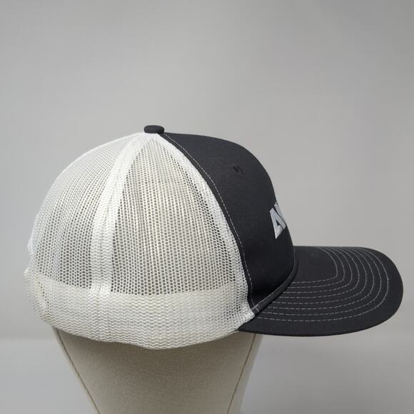 Andritz Snapback Trucker Hat Gray One Size Adjustable Embroidered Port Authority - Picture 5 of 10